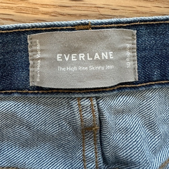 Everlane High Rise Skinny Jean size 30 - Picture 4 of 5